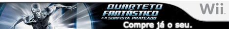 Jogo Quarteto Fantástico e o Surfista Prateado para o Wii